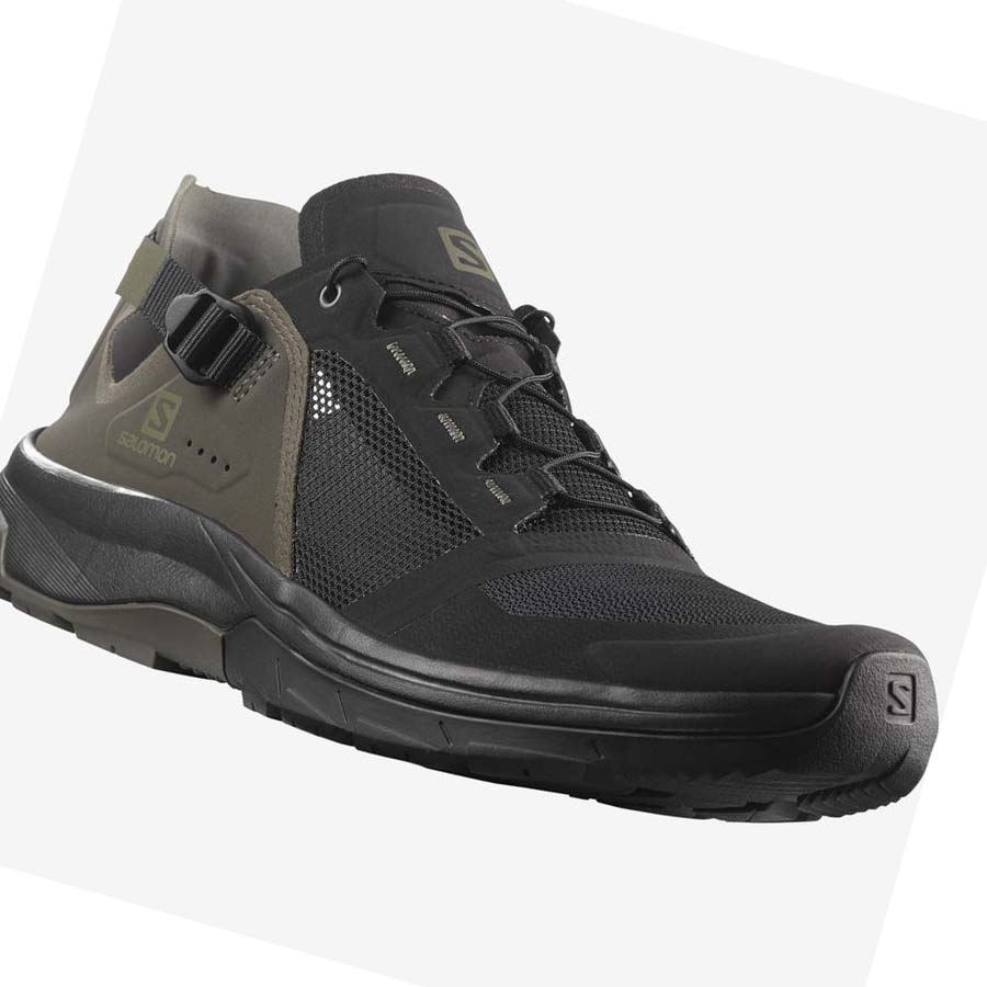 Salomon TECH AMPHIB 4 Vizicipő Férfi Fekete Szürke | HU 2235PJJ